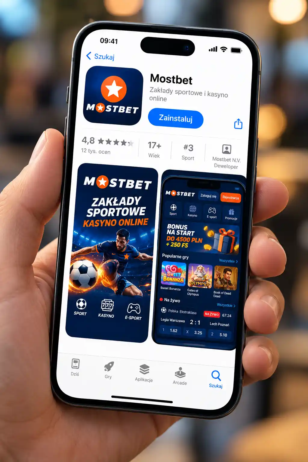 Aplikacja Mostbet w App Store na iPhone